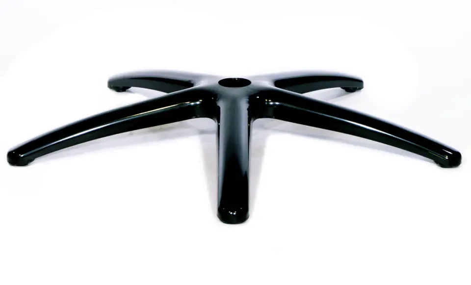 ⁨Podstawa fotela obrotowego XL metalowa 69 cm BLACK MATT⁩ w sklepie Wasserman.eu