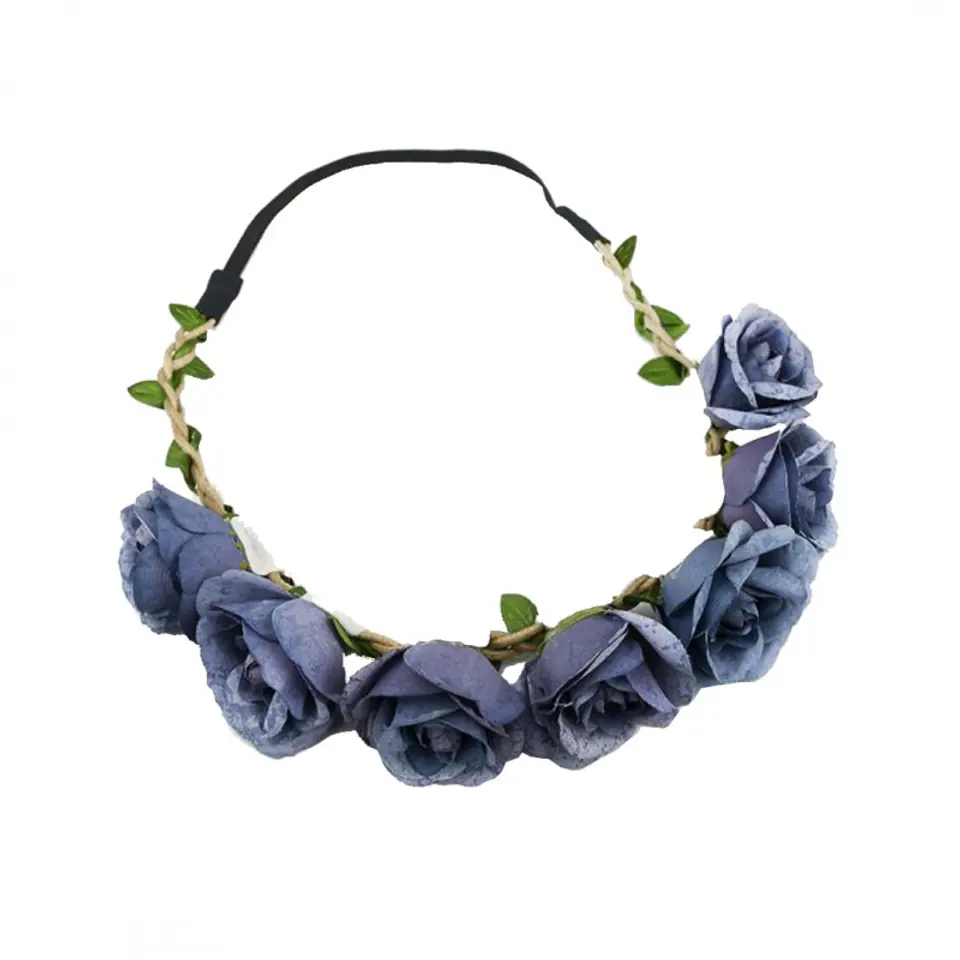 ⁨ROSE WREATH - BLUE W43N⁩ at Wasserman.eu