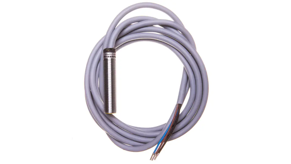 Czujnik indukcyjny M12 Sn=4mm 10-30V DC PNP 1Z 3-przewodowy (2m) BI4-M12-AP6X 4607006 w sklepie Wasserman.eu