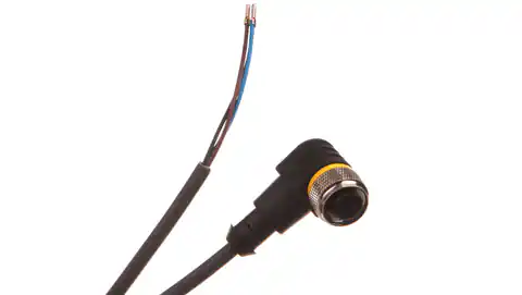 ⁨Cable with M12 female connector 3-pins angled with cable 2m WKC4T-2/TXL 6625512⁩ at Wasserman.eu