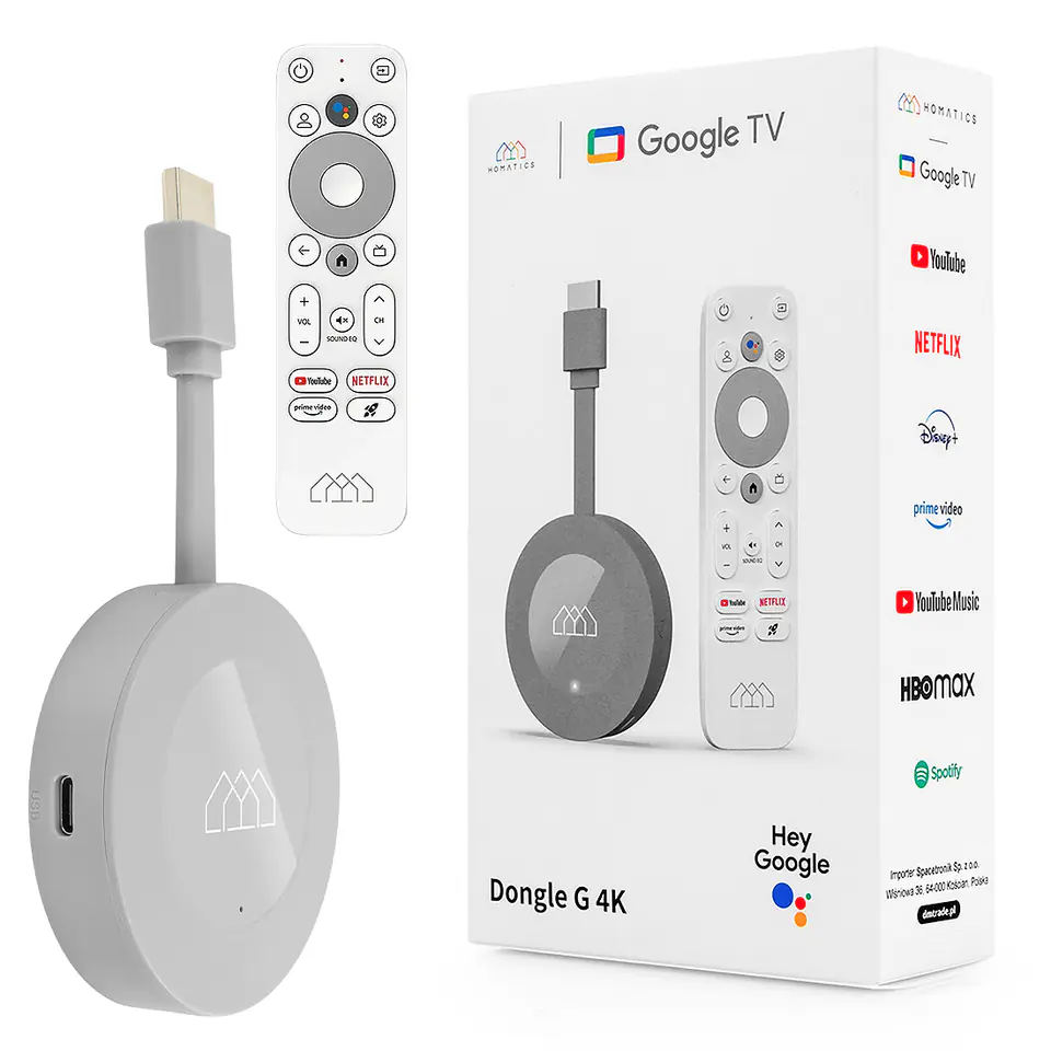 Android SMART TV Homatics Dongle G 4K Android 11 w sklepie Wasserman.eu