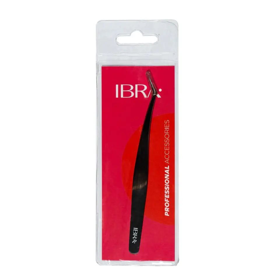 ⁨IBRA Tweezers for eyelash extensions type F 1pc⁩ at Wasserman.eu