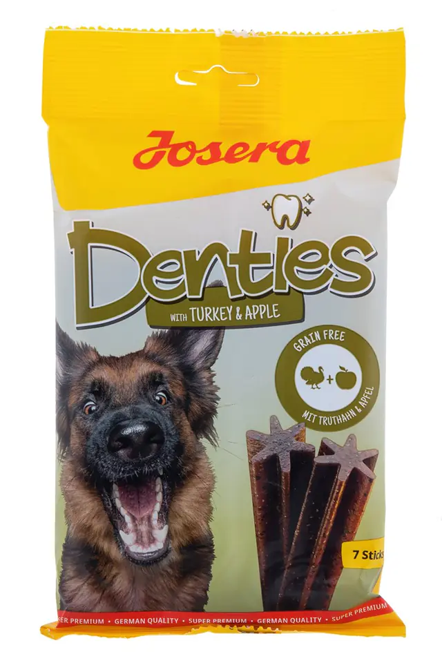 ⁨Josera Denties z Indykiem i jabłkiem 180g⁩ w sklepie Wasserman.eu