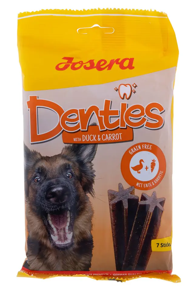 ⁨Josera Denties z Kaczką i marchewką 180g⁩ w sklepie Wasserman.eu