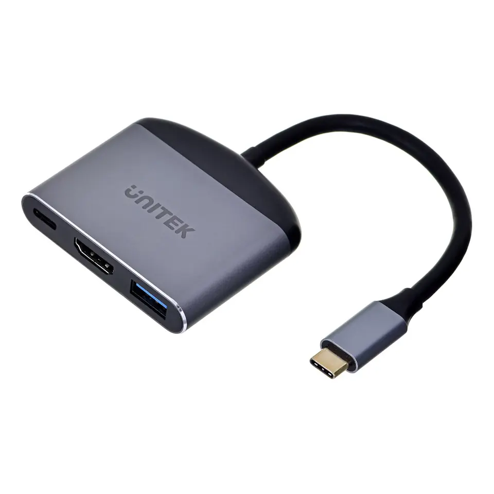 ⁨UNITEK ADAPTER USB-C - HDMI 2.1, USB-A, USB-C PD⁩ at Wasserman.eu