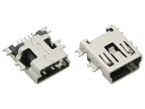⁨USB mini type B socket for simple printing⁩ at Wasserman.eu