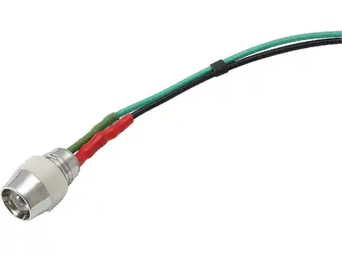 ⁨LED 5mm(CZER.12V)indicator with wires⁩ at Wasserman.eu