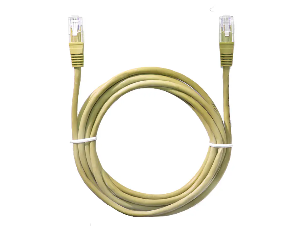 ⁨2733# Przyłącze patchcord utp  1,5m żółty⁩ w sklepie Wasserman.eu