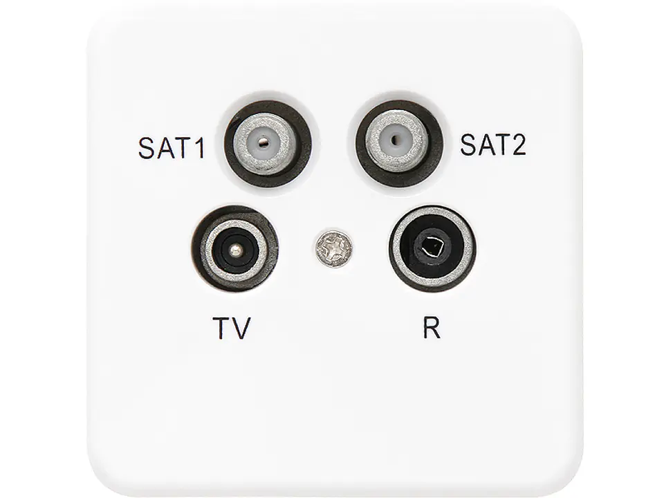 ⁨Socket double RTV-2xSAT ONYX + housing⁩ at Wasserman.eu