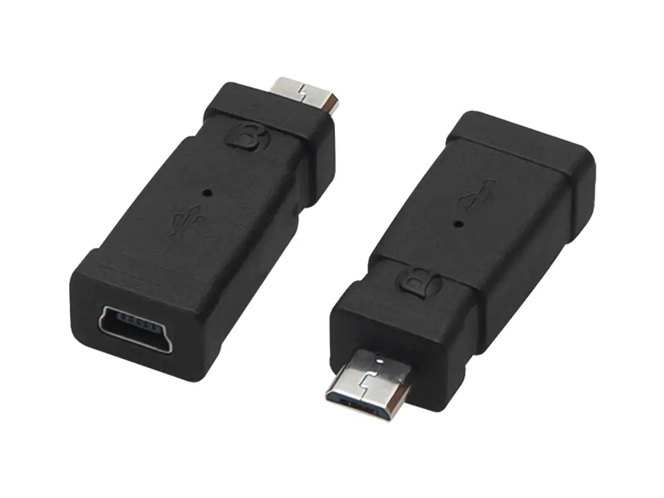 ⁨10 szt. Adapter USBgn.mini USB-wt.micro USB (1PH)⁩ w sklepie Wasserman.eu