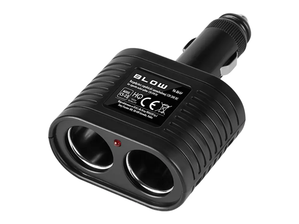 ⁨Rozdzielacz zapalniczki samochodowej 1x2 CS-23⁩ w sklepie Wasserman.eu
