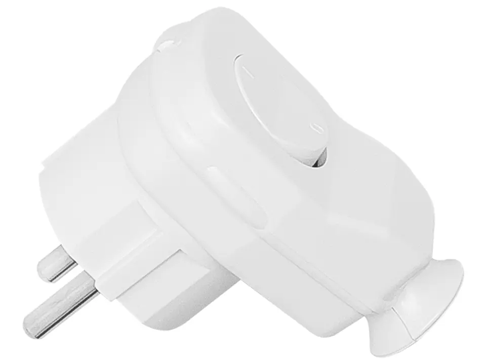 ⁨Plug WT-16U/ŁK angled white with trans.⁩ at Wasserman.eu