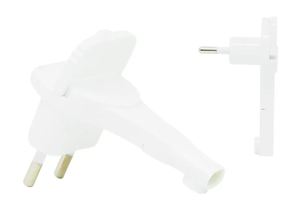 ⁨WT-11P angled plug white flat⁩ at Wasserman.eu