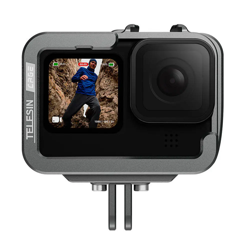 ⁨Alumuniowa obudowa zabezpieczająca Telesin do GoPro Hero 11 / 10 / 9⁩ w sklepie Wasserman.eu