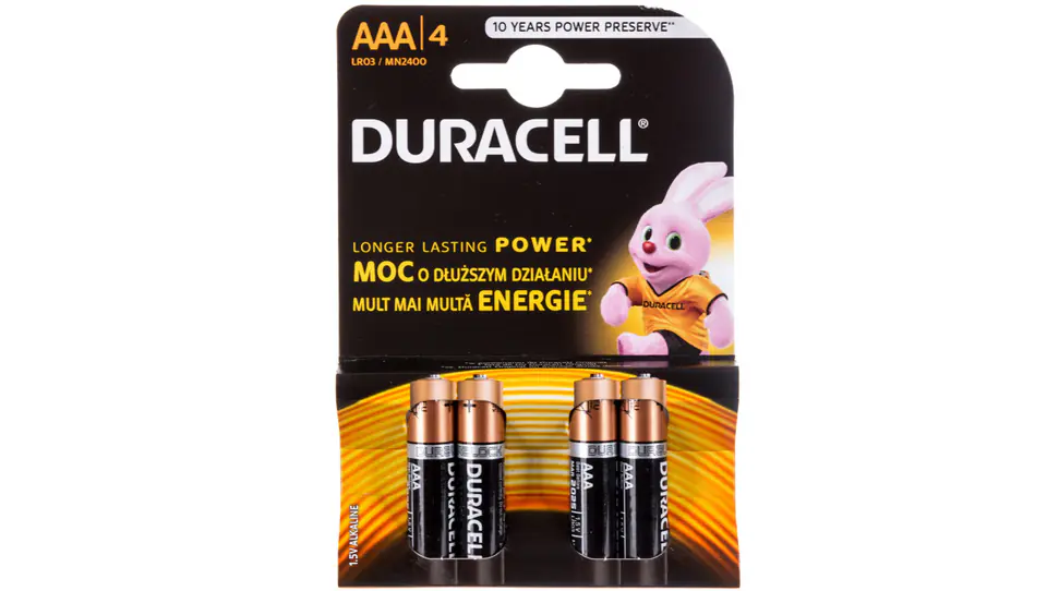 ⁨Duracell AAA Battery Pack (x 4)⁩ at Wasserman.eu