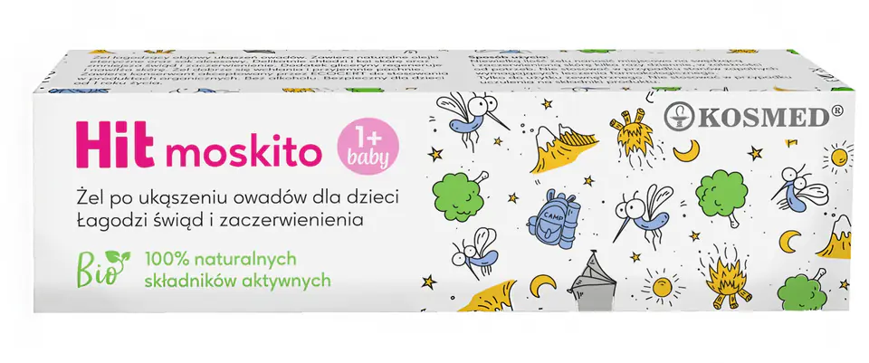 ⁨KOSMED HIT KIDS Żel p/ukąsz. owadów15ml new⁩ w sklepie Wasserman.eu