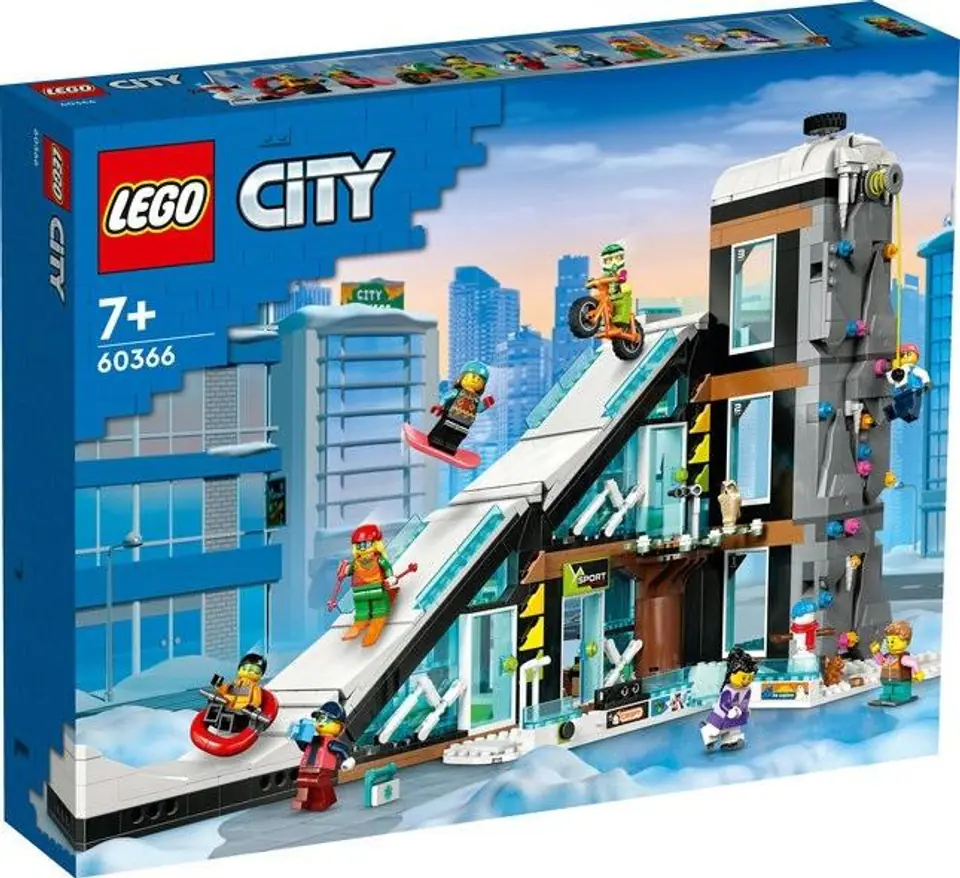 ⁨LEGO CITY 60366 SKI AND CLIMBING CENTER⁩ at Wasserman.eu