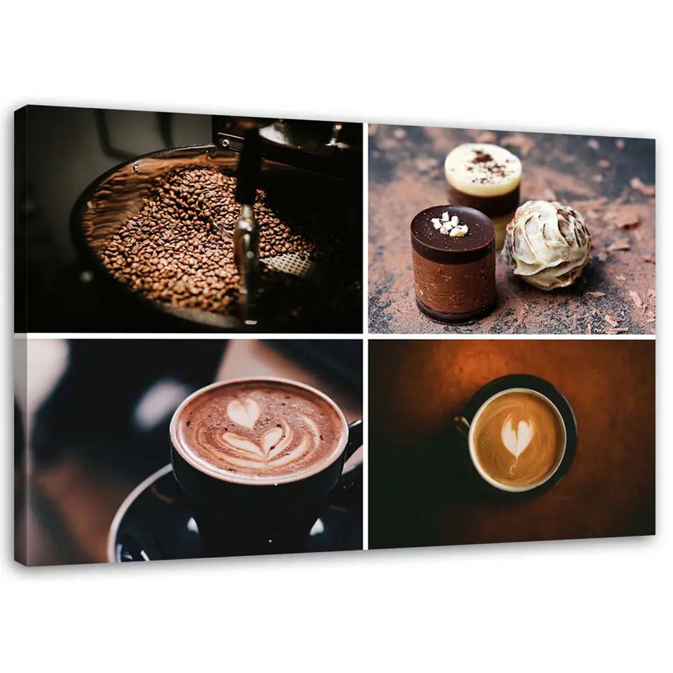 ⁨Painting on canvas, Coffee and sweets (Size 100x70)⁩ at Wasserman.eu