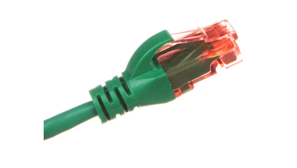 ⁨Patch Cord U/UTP Cat6 green 0,5m DK-1612-005/G⁩ at Wasserman.eu