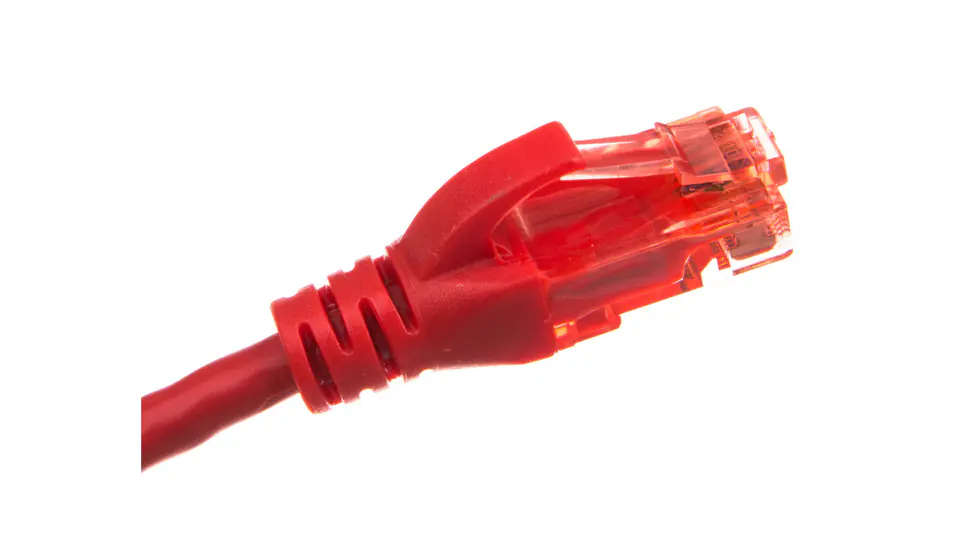 ⁨Patch Cord U/UTP Cat6 Red 0,5m DK-1612-005/R⁩ at Wasserman.eu