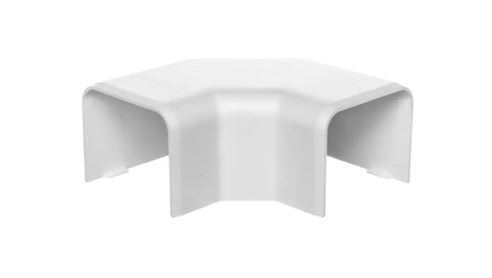 ⁨Angled cover LHD 30x25mm white 8933⁩ at Wasserman.eu