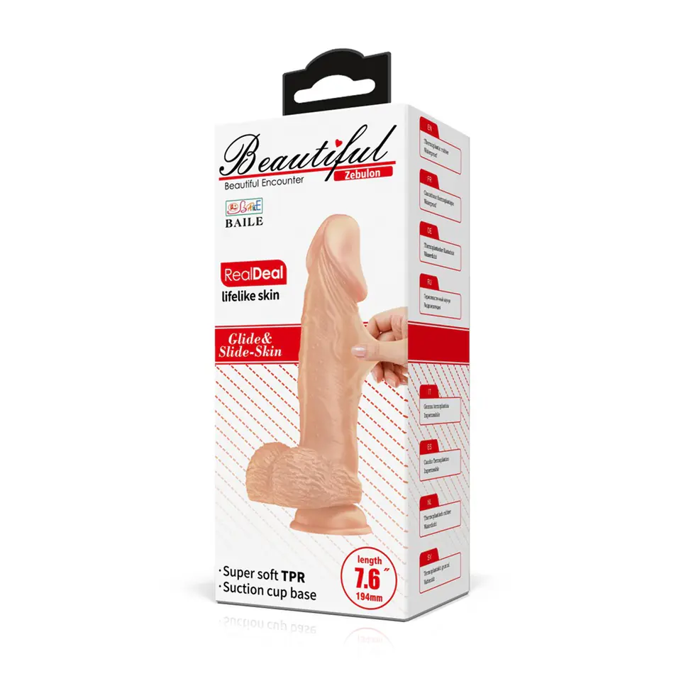 ⁨DILDO BEAUTIFUL ZEBULON⁩ w sklepie Wasserman.eu