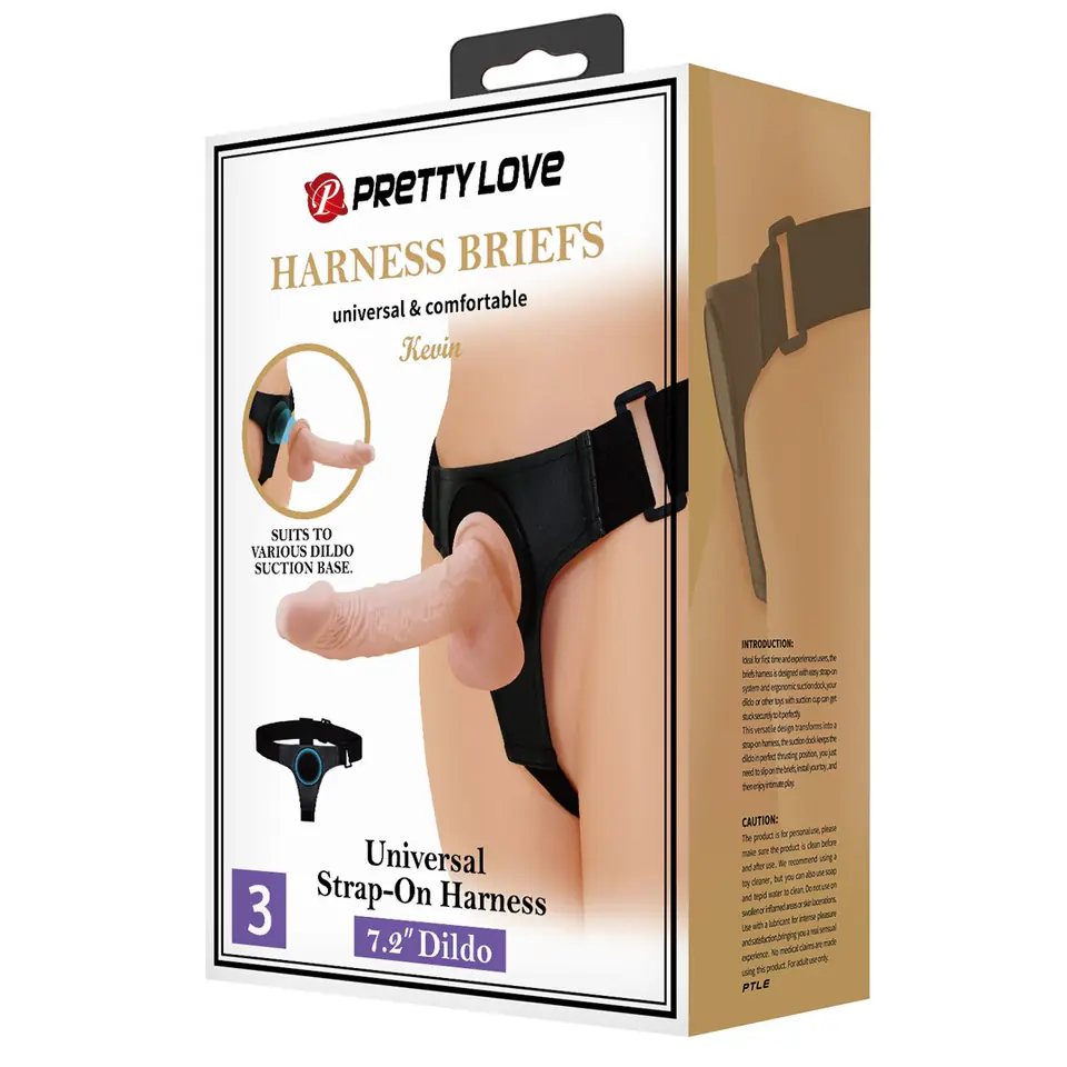 STRAP ON PRETTY LOVE HARNESS BRIEFS KEVIN w sklepie Wasserman.eu