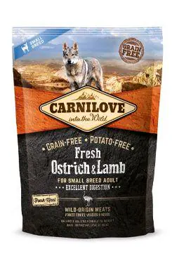 ⁨CARNILOVE FRESH OSTRICH & LAMB FOR SMALL BREED ADULT 1,5kg⁩ w sklepie Wasserman.eu