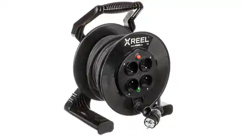 ⁨Drum extension cable XREEL 20mb H05RR-F 3x2,5 IP20 4xGS 230V 92501T48223⁩ at Wasserman.eu