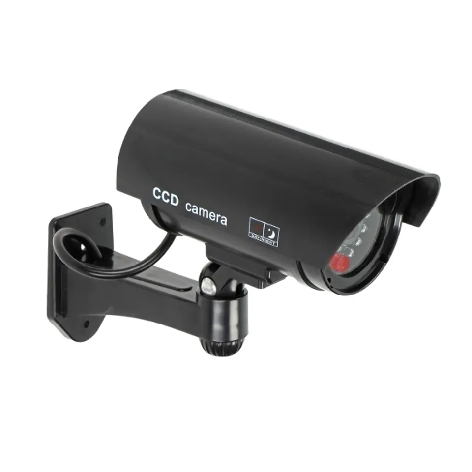 ⁨ATRAPA KAMERY MONITORUJĄCEJ CCTV CZARNA⁩ w sklepie Wasserman.eu