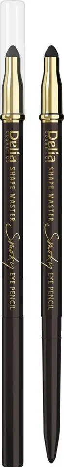 ⁨Delia Cosmetics Shape Master Eye Pencil with Sponge Smoky Eye brown⁩ at Wasserman.eu