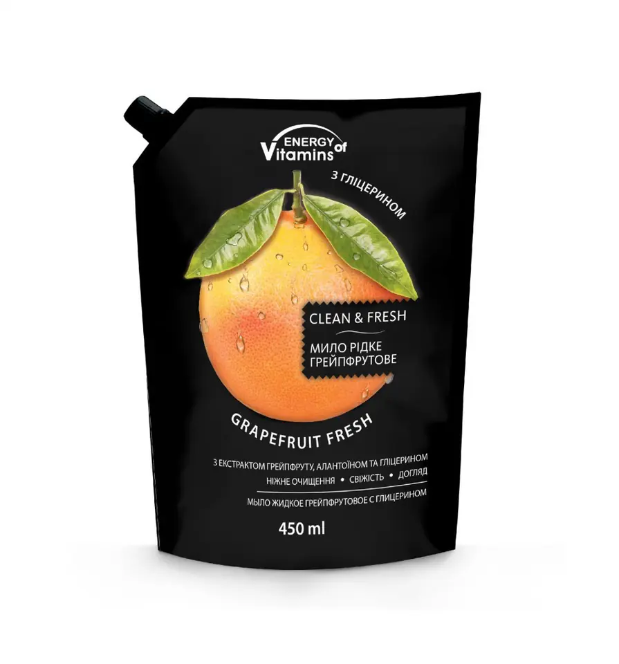 ⁨Energy Of Vitamins Grapefruit Soap 450ml -stock⁩ at Wasserman.eu