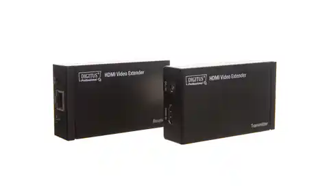 ⁨Przedłużacz/extender HDMI Full HD, 3D po skrętce kat.5e UTP, do 100m ze sterowaniem IR DS-55120⁩ w sklepie Wasserman.eu