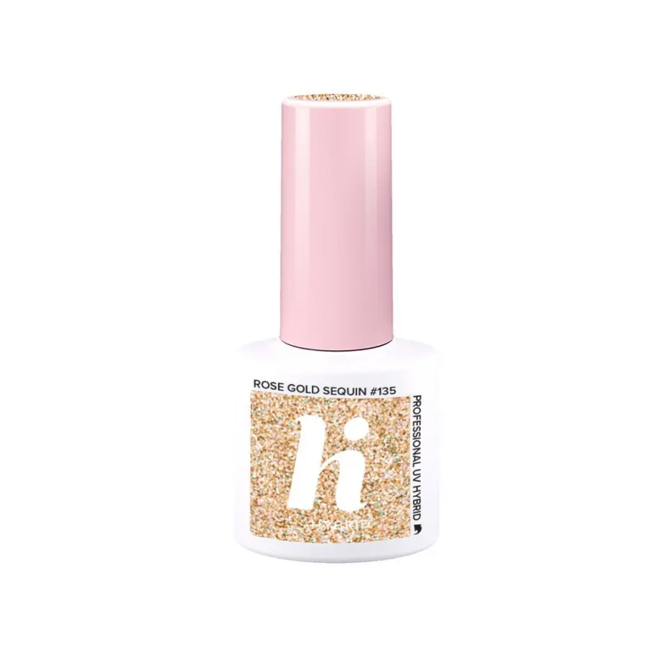 ⁨HI Hybrid Lacquer Rose Gold Sequin No. 135⁩ at Wasserman.eu