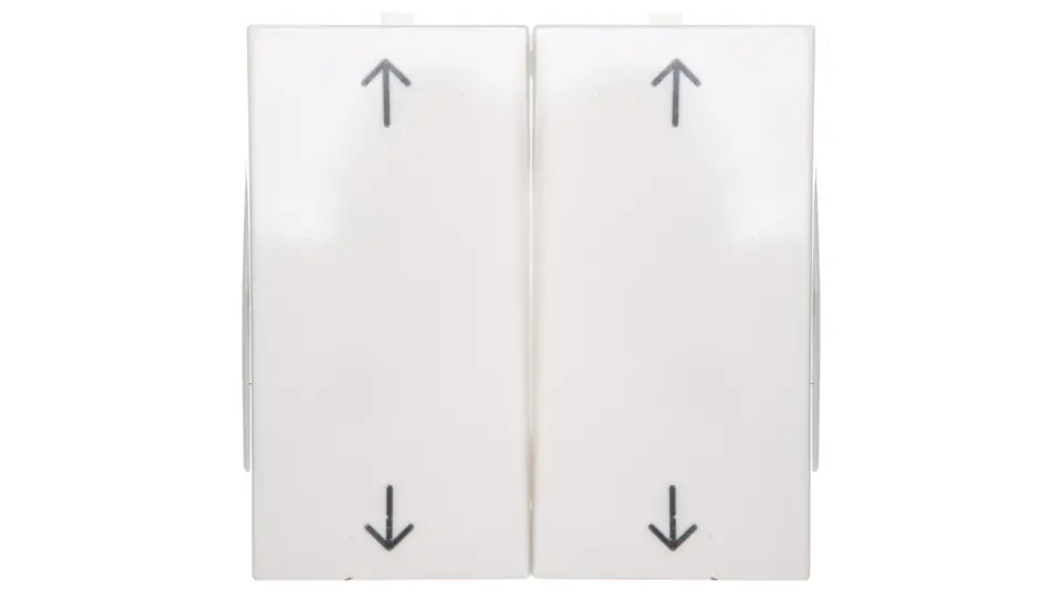 ⁨B.Square Key double symbol /arrow/ white gloss 5316448999⁩ at Wasserman.eu