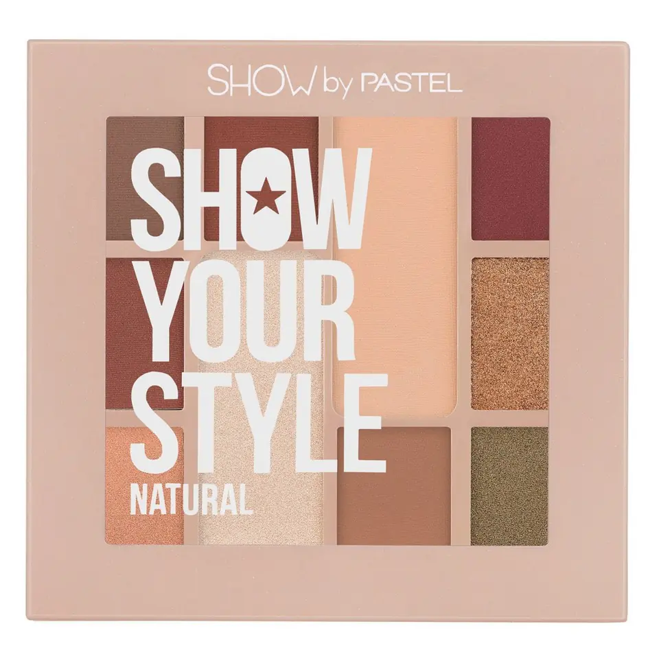 ⁨PASTEL Show by Pastel Eyeshadow Palette Show Your Style Natural 1pcs⁩ at Wasserman.eu