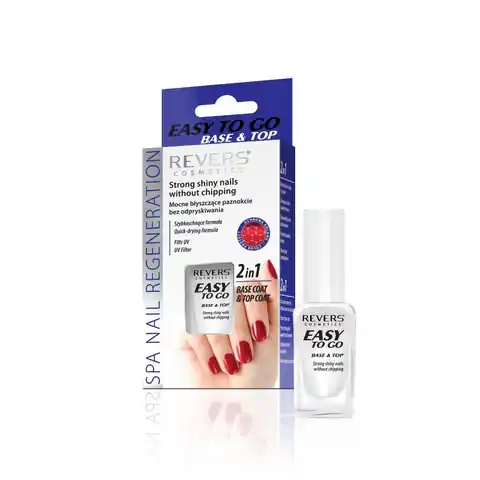 ⁨REVERS Base and Top for nails 2in1 Easy To Go 10ml⁩ at Wasserman.eu