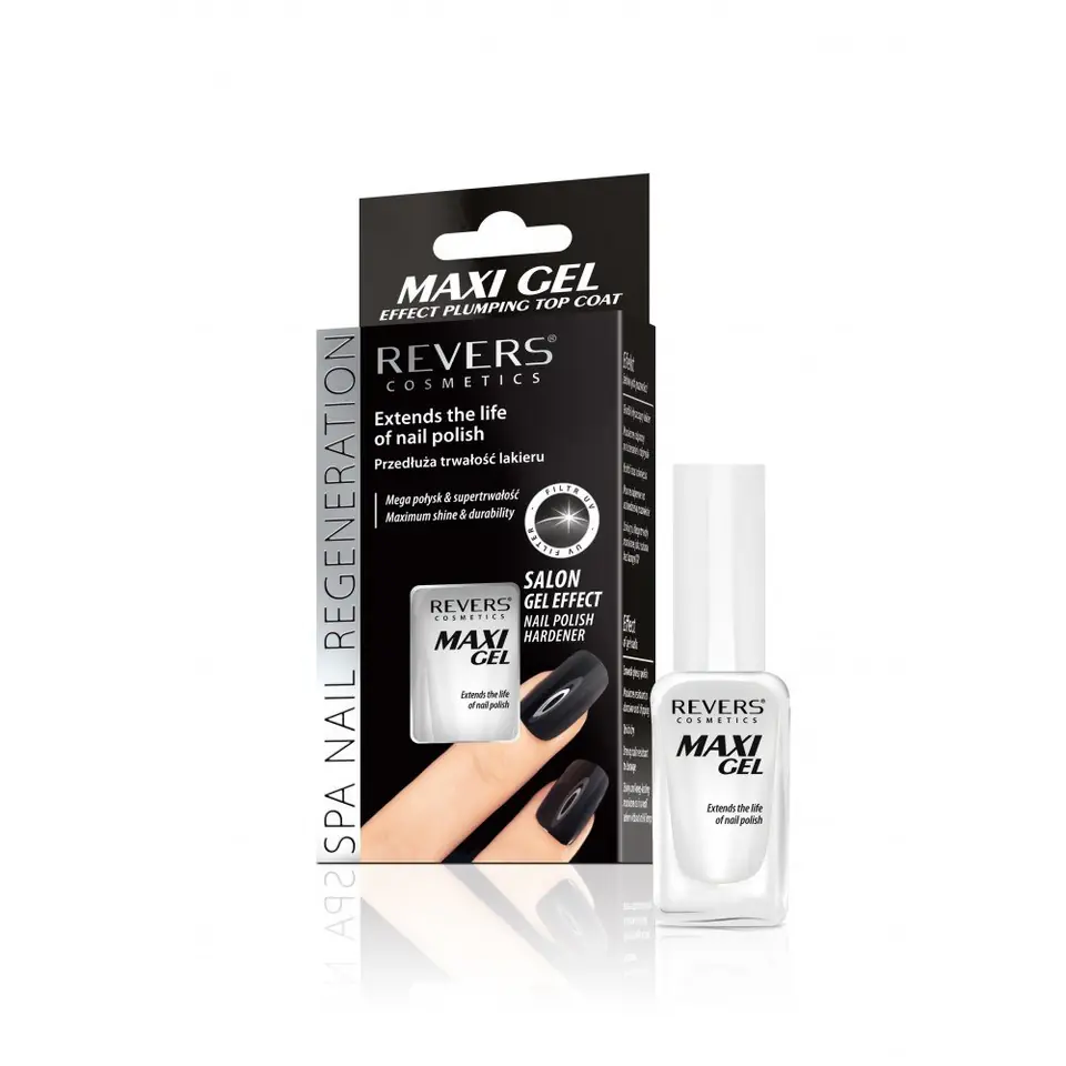 ⁨REVERS Top do paznokci Maxi Gel Effect Plumping 10ml⁩ w sklepie Wasserman.eu