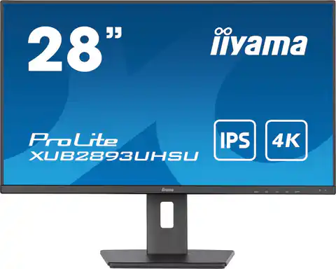 ⁨iiyama ProLite computer monitor 71.1 cm (28") 3840 x 2160 pixels 4K Ultra HD LED Black⁩ at Wasserman.eu