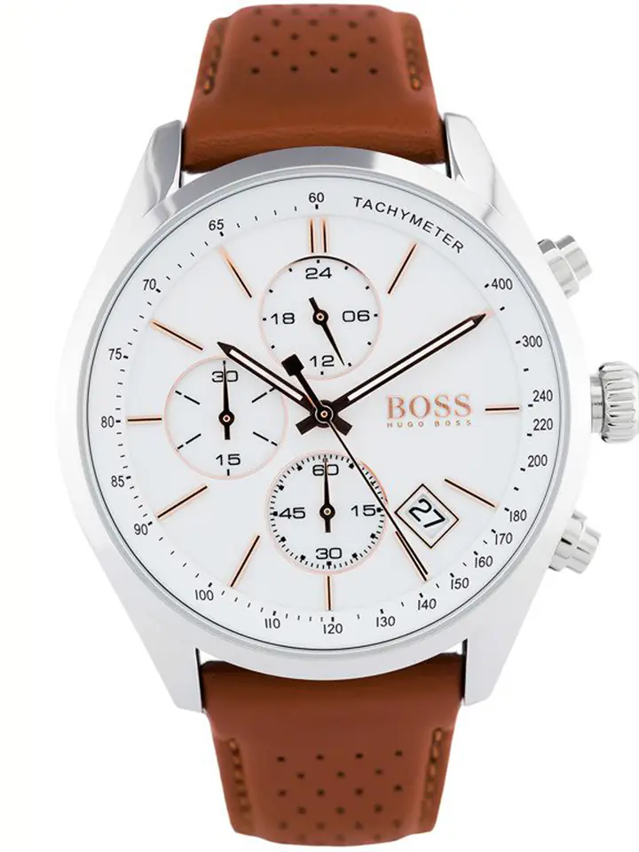 ⁨ZEGAREK MĘSKI HUGO BOSS 1513475 Grand Prix Chronograph (zh003d)⁩ w sklepie Wasserman.eu