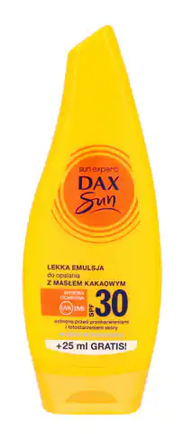 ⁨DAX Sun Emulsja ochronna do opalania SPF 30 z masłem kakaowym 175 ml⁩ w sklepie Wasserman.eu