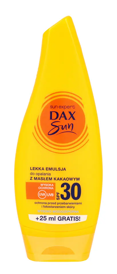 ⁨Dax Sun Emulsja ochronna do opalania SPF 30 z masłem kakaowym 175ml⁩ w sklepie Wasserman.eu