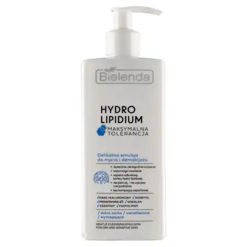 ⁨BIELENDA Hydro Lipidum Delikatna Emulsja do mycia i demakijażu - skóra sucha,uwrażliwiona 300ml⁩ w sklepie Wasserman.eu