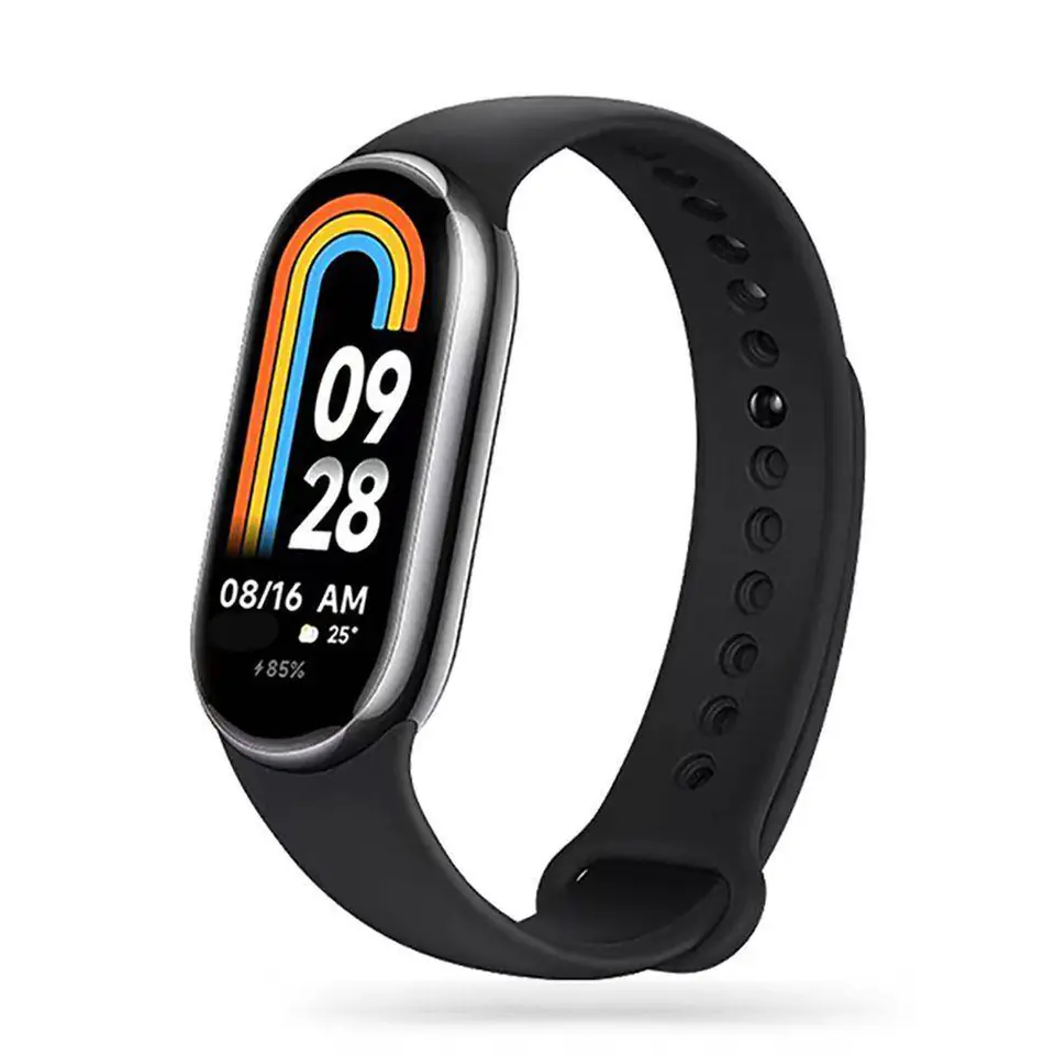 ⁨Pasek do XIAOMI SMART BAND 8 / 8 NFC Tech-Protect IconBand czarne⁩ w sklepie Wasserman.eu