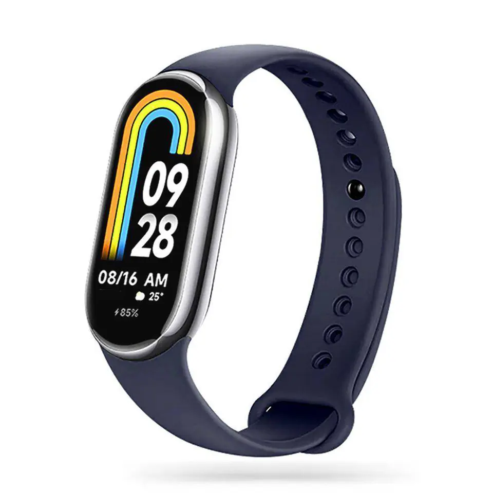 ⁨Pasek do XIAOMI SMART BAND 8 / 8 NFC Tech-Protect IconBand granatowe⁩ w sklepie Wasserman.eu