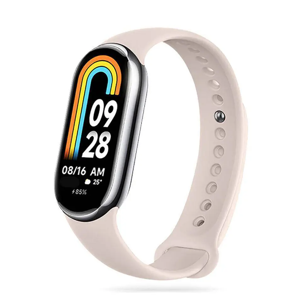 ⁨Pasek do XIAOMI SMART BAND 8 / 8 NFC Tech-Protect IconBand beżowe⁩ w sklepie Wasserman.eu