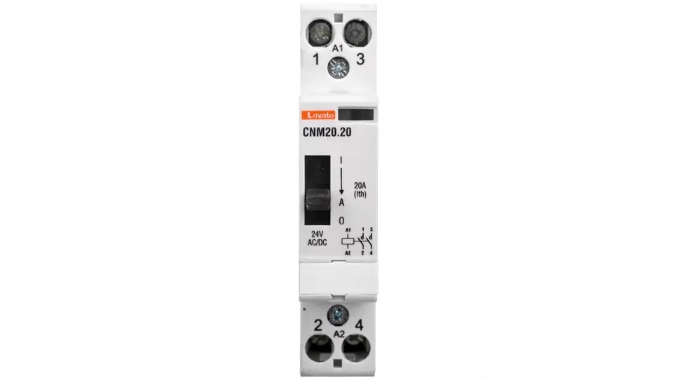 ⁨Modular contactor with lever 20A 2Z 0R 24V AC/DC CNM2020024⁩ at Wasserman.eu