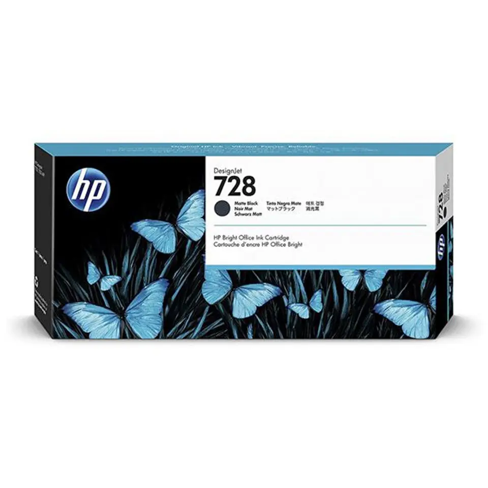 ⁨HP oryginalny ink / tusz 3WX25A, HP 728, matte black, 130ml⁩ w sklepie Wasserman.eu