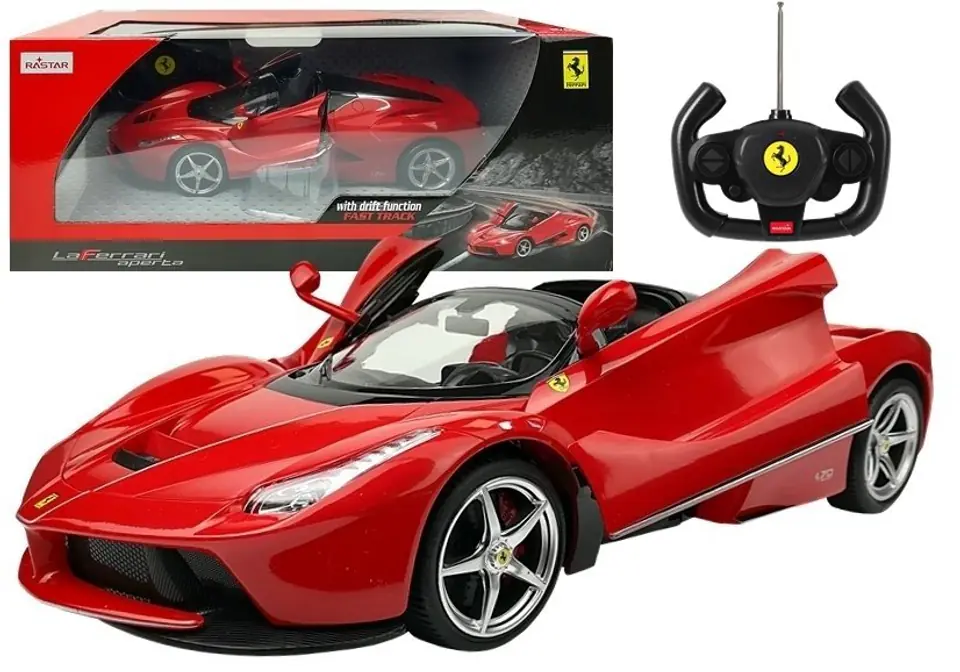 ⁨Auto R/C Ferrari Aperta Rastar 1:14 Czerwone na Pilota⁩ w sklepie Wasserman.eu