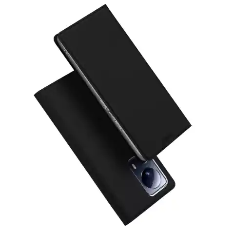 ⁨Dux Ducis Skin Pro etui do Xiaomi 13 Lite pokrowiec z klapką portfel na kartę podstawka czarne⁩ w sklepie Wasserman.eu